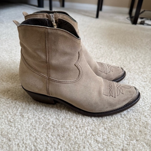 Golden Goose Young Suede Cowboy Boots Size EU37/US 6.5 - Picture 1 of 9